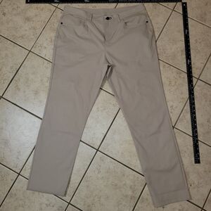 Public Rec Pants Mens 36x34 Sand Beige Workday 2.0 Performance Golf NWOT